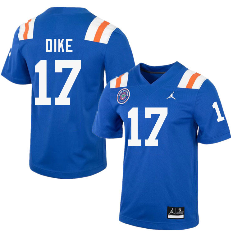 Chimere Dike Florida Jersey,Florida Gators #17 Chimere Dike Jersey Youth Uniforms-Throwback Royal